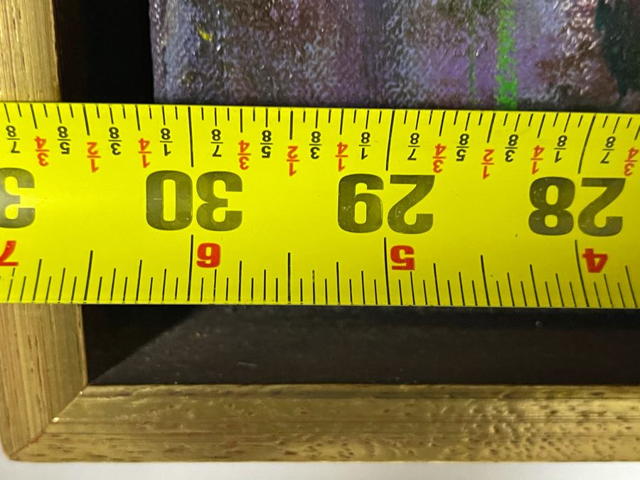 Original Joan Lohrey Framed Oil Painting Titled 'Lemon Tree' Featured At The San Clemente Arts And Crafts Club Retailed For $500 30 X 30 [Photo 8]