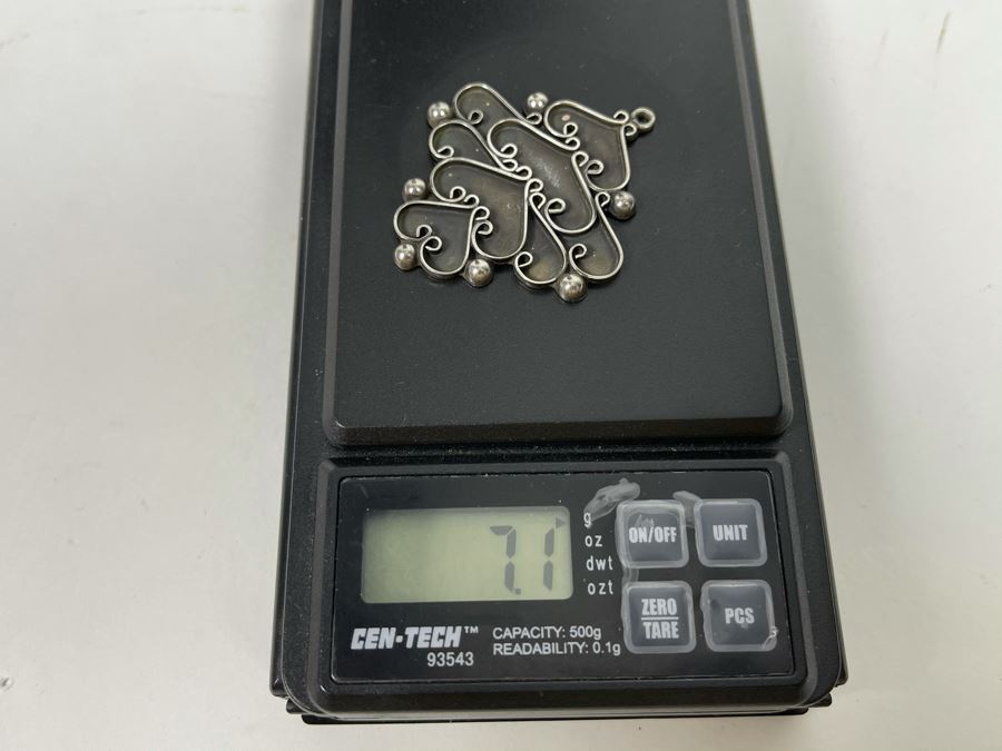 Sterling Silver Pendant 1.75L 7.1g [Photo 5]