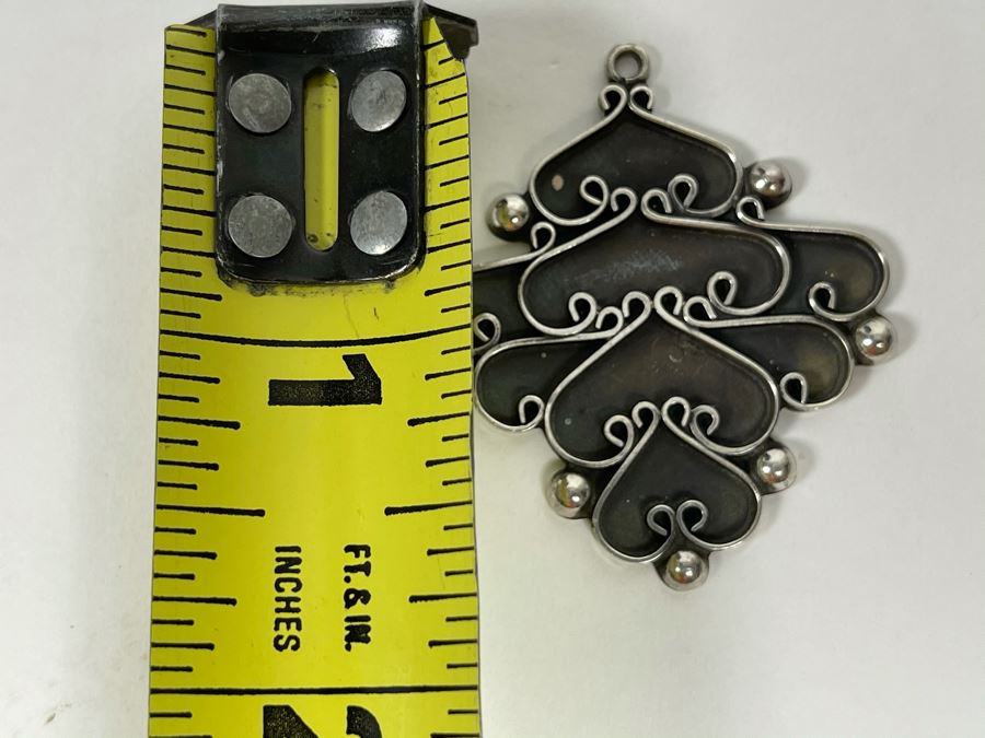 Sterling Silver Pendant 1.75L 7.1g [Photo 4]