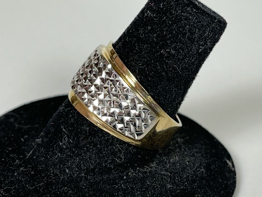 14K Gold Ring Size 8 2.9g [Photo 6]
