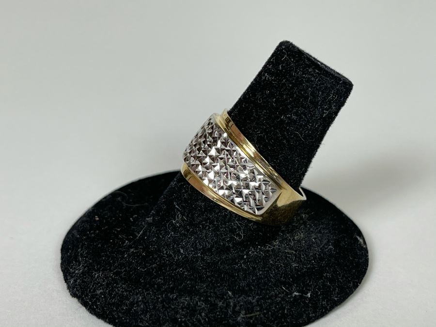 14K Gold Ring Size 8 2.9g [Photo 5]