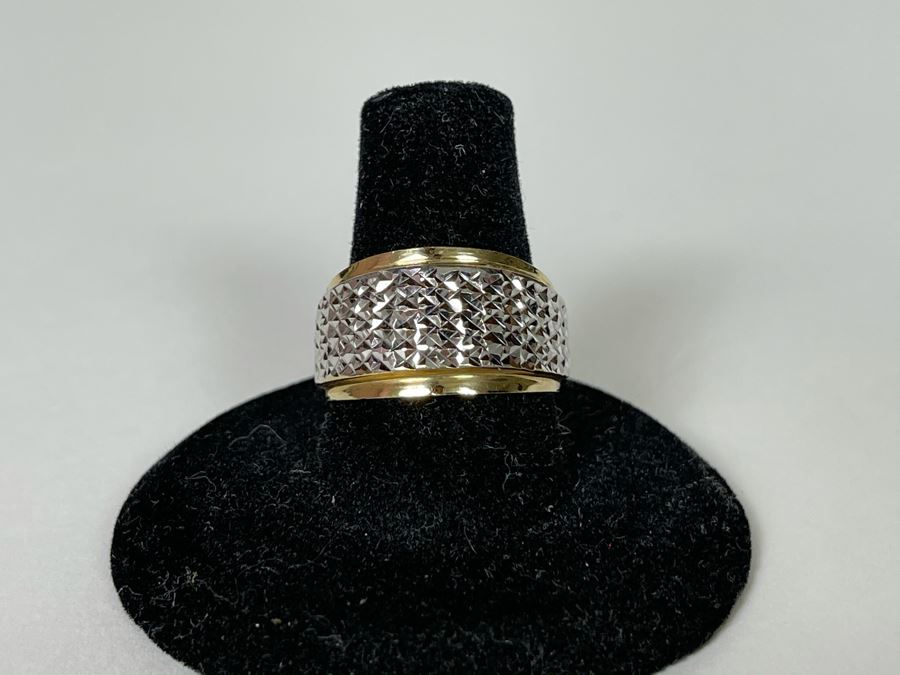 14K Gold Ring Size 8 2.9g [Photo 3]