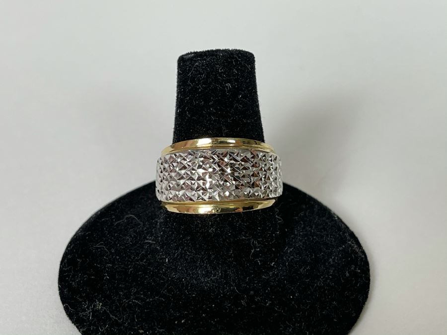 14K Gold Ring Size 8 2.9g [Photo 2]