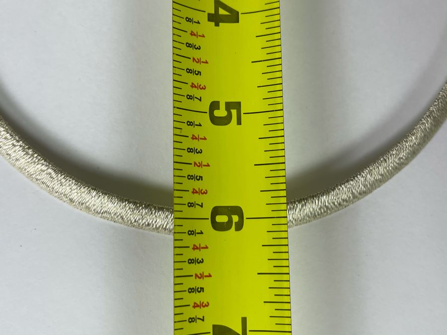 Sterling Silver Italian Milor Necklace 6R 22.1g [Photo 13]