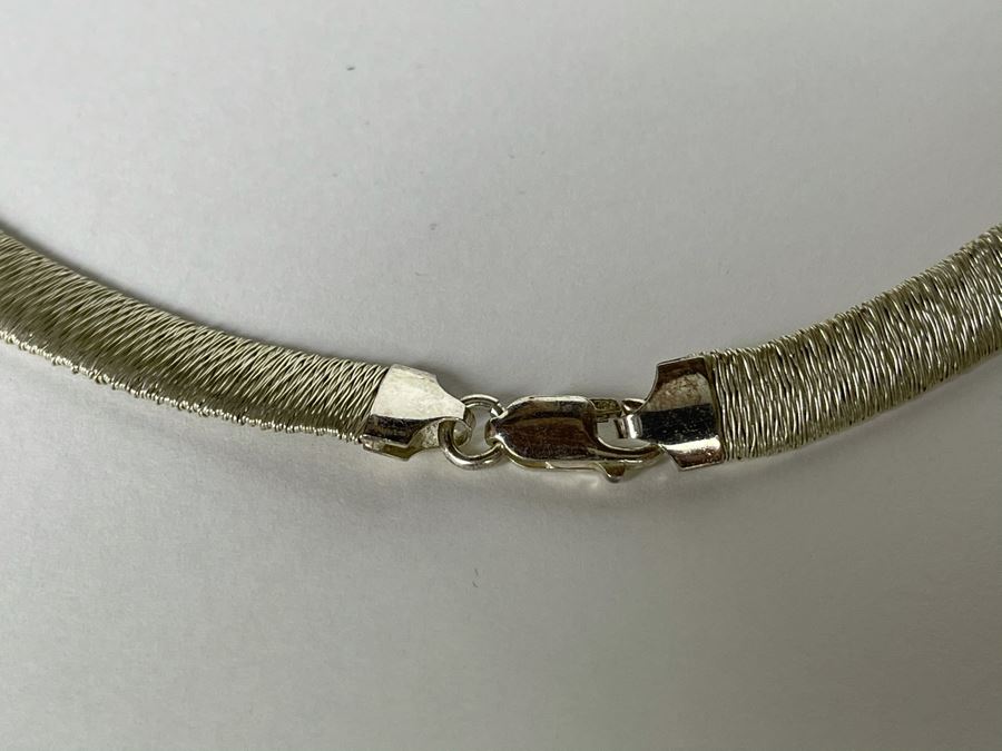 Sterling Silver Italian Milor Necklace 6R 22.1g [Photo 7]