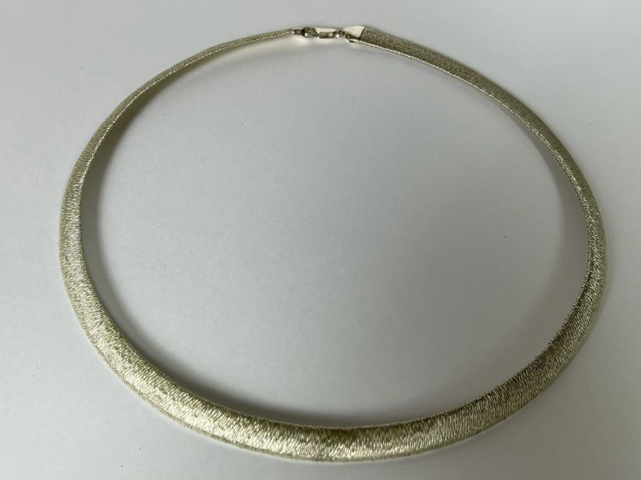 Sterling Silver Italian Milor Necklace 6R 22.1g [Photo 11]