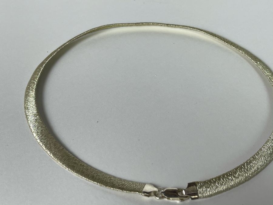 Sterling Silver Italian Milor Necklace 6R 22.1g [Photo 6]