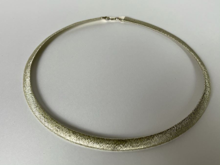 Sterling Silver Italian Milor Necklace 6R 22.1g [Photo 12]