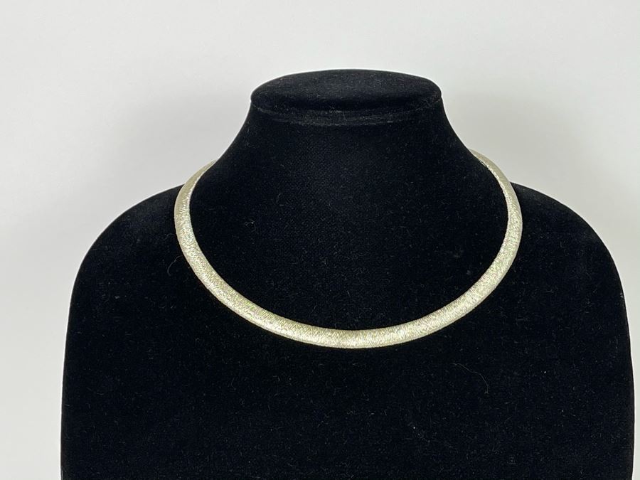 Sterling Silver Italian Milor Necklace 6R 22.1g [Photo 3]