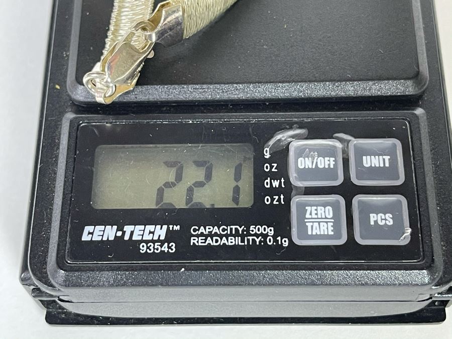 Sterling Silver Italian Milor Necklace 6R 22.1g [Photo 10]