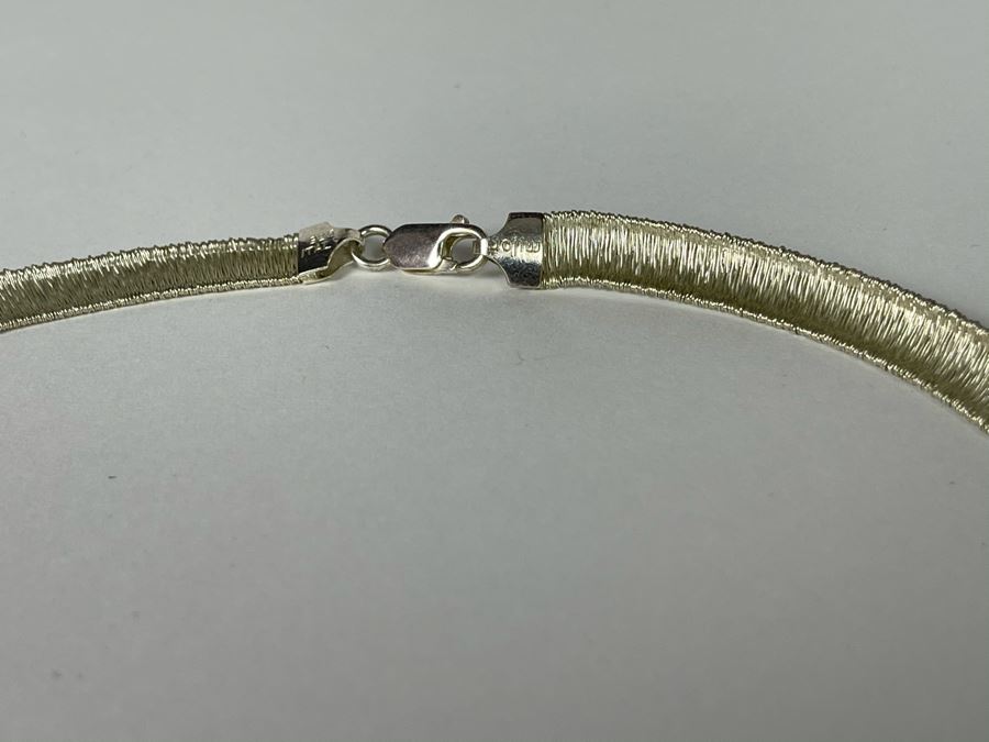 Sterling Silver Italian Milor Necklace 6R 22.1g [Photo 9]