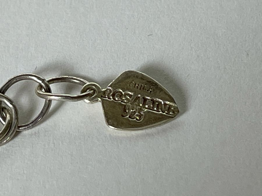 Sterling Silver Leaves Design Necklace By Rosaline 43.9g [Photo 8]