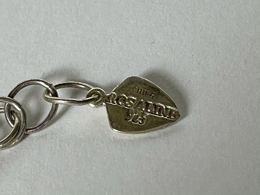 Sterling Silver Leaves Design Necklace By Rosaline 43.9g [Photo 9]