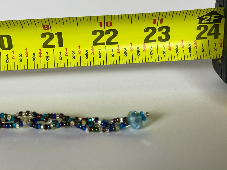 Hand Beaded Hummingbird Necklace 23L [Photo 11]