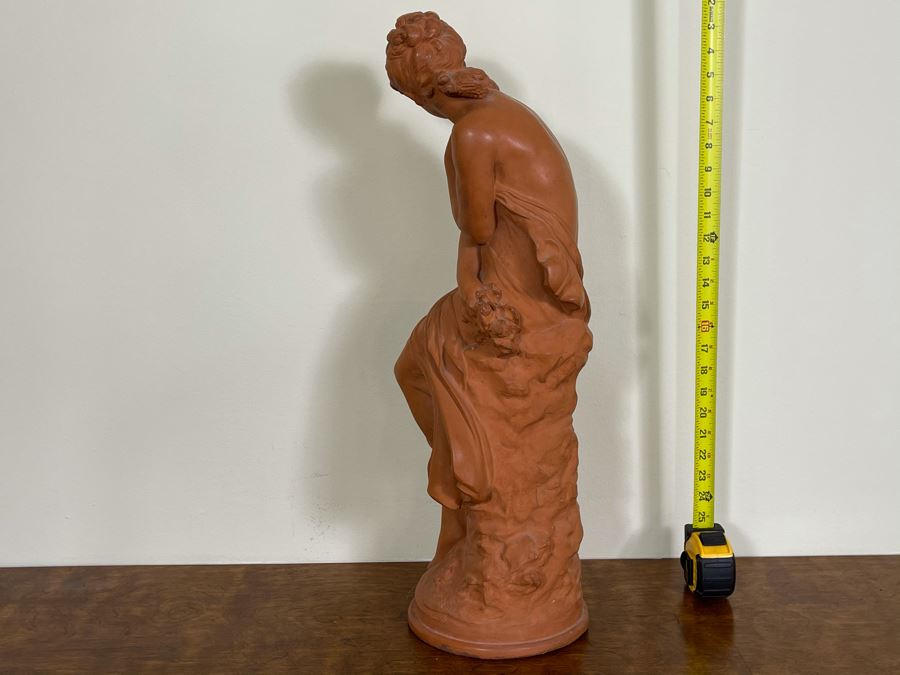 Mathurin Moreau (1822-1912) Terracotta Sculpture 'Spring' [Photo 9]