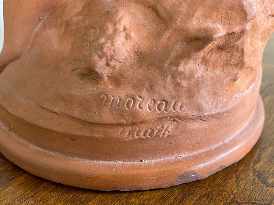 Mathurin Moreau (1822-1912) Terracotta Sculpture 'Spring' [Photo 12]
