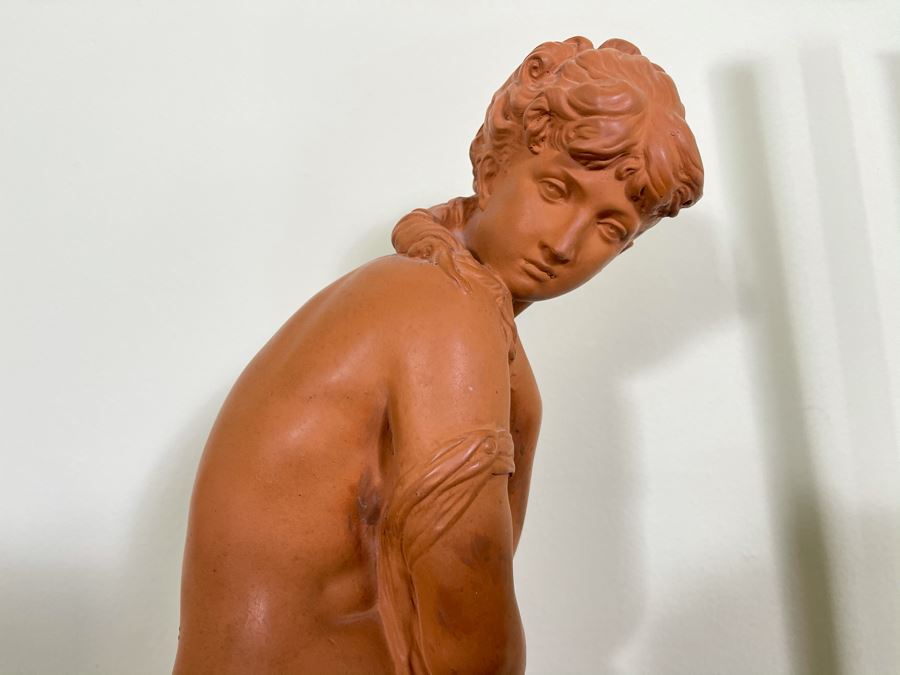 Mathurin Moreau (1822-1912) Terracotta Sculpture 'Spring' [Photo 6]