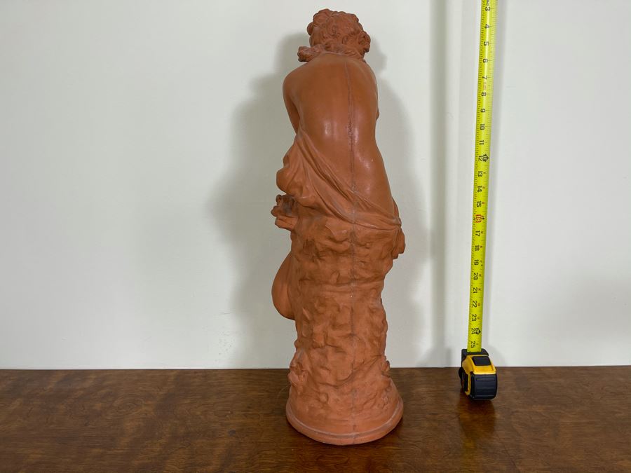 Mathurin Moreau (1822-1912) Terracotta Sculpture 'Spring' [Photo 7]