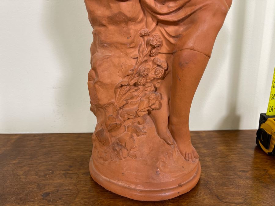 Mathurin Moreau (1822-1912) Terracotta Sculpture 'Spring' [Photo 5]