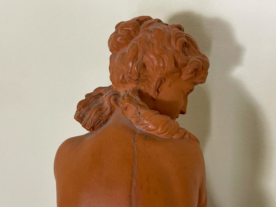 Mathurin Moreau (1822-1912) Terracotta Sculpture 'Spring' [Photo 8]