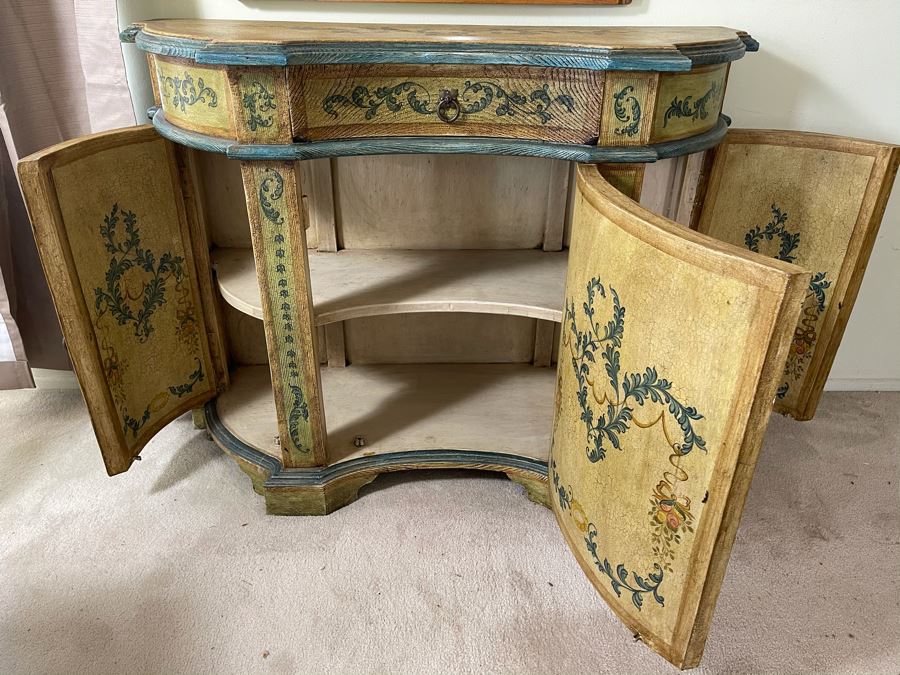 Contemporary Cabinet With Antique Design 48W X 19D X 36H [Photo 4]