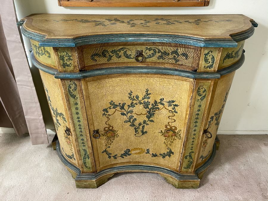 Contemporary Cabinet With Antique Design 48W X 19D X 36H [Photo 2]