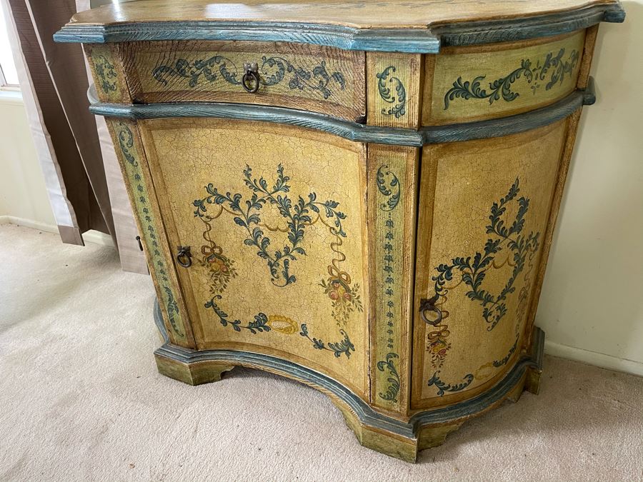 Contemporary Cabinet With Antique Design 48W X 19D X 36H [Photo 3]