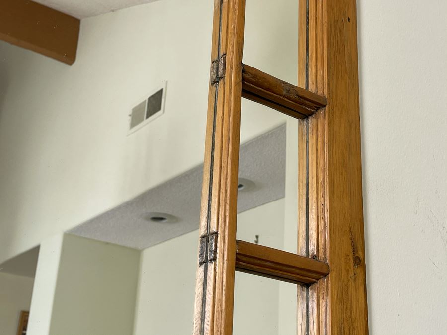 Antique Pine Wall Mirror 33W X 51H [Photo 5]