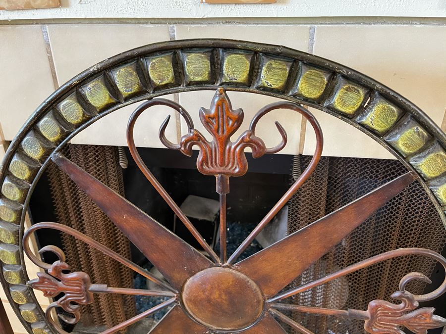 Contemporary Metal Fireplace Screen 35W [Photo 3]