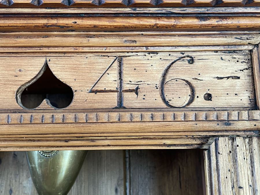 Reproduction Antique 1846 Pine China Cabinet [Photo 6]