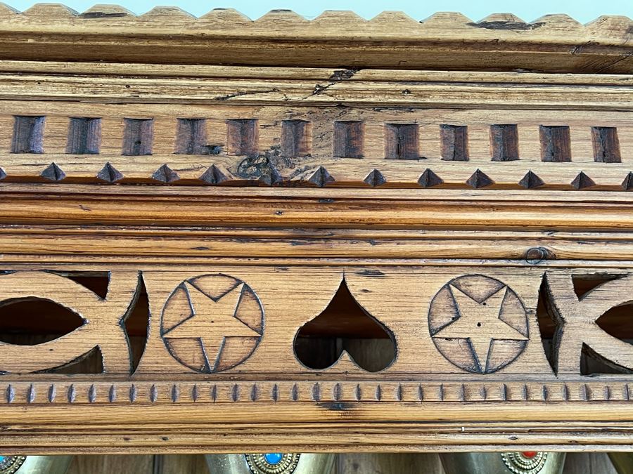 Reproduction Antique 1846 Pine China Cabinet [Photo 7]