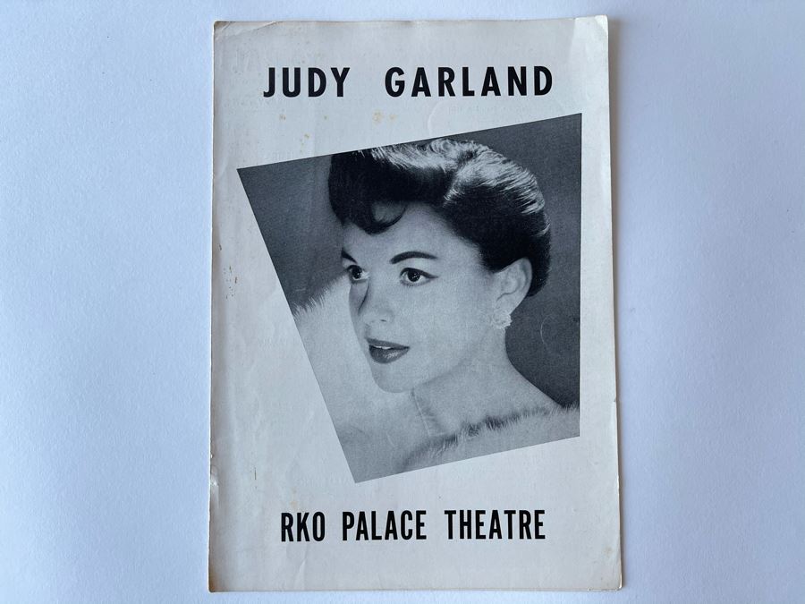 Vintage Judy Garland RKO Palace Theatre Program Ephemera [Photo 1]