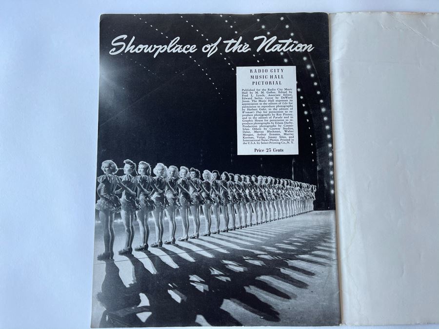 Vintage 1947 Radio City Music Hall Pictorial Program Rockettes Ballet [Photo 9]