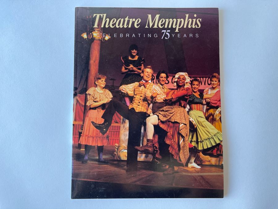 Theatre Memphis 75 Years Celebration Program Featuring Client And Memphis Theater Director Sherwood Lohrey