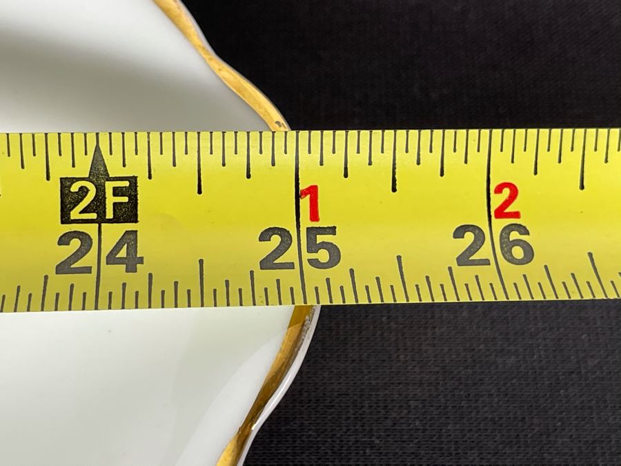 Porcelain Fish Platter Oval Plate 25 X 9 [Photo 11]