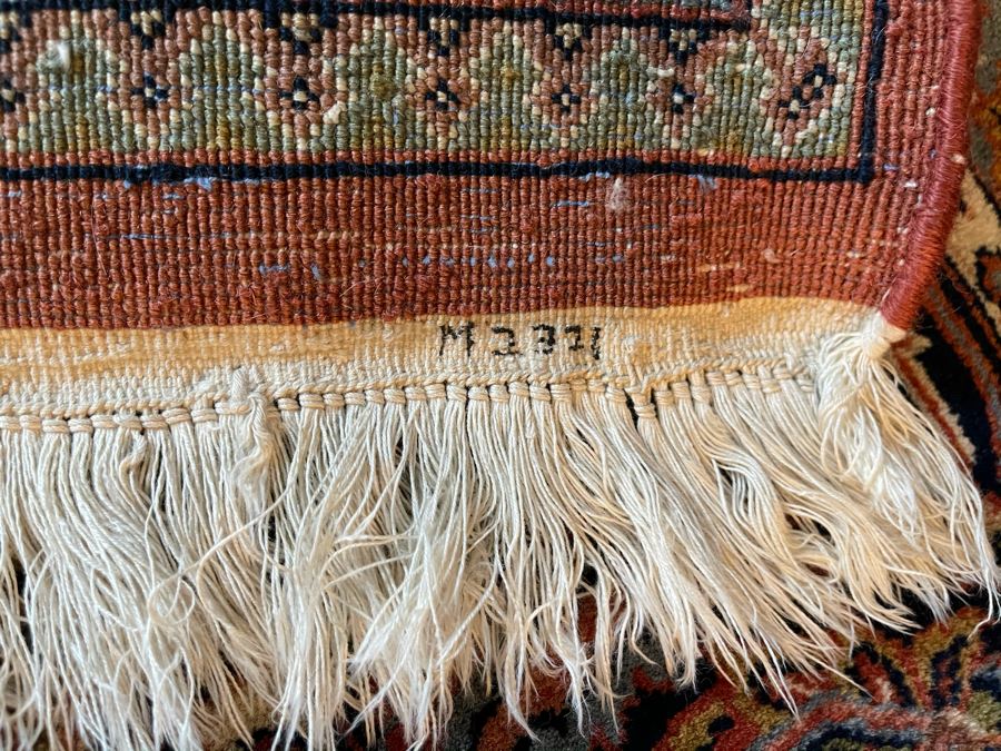 Vintage Hand Knotted Wool Persian Area Rug Apx 200 Knots Per Sq In - 71'W X 110'L [Photo 14]