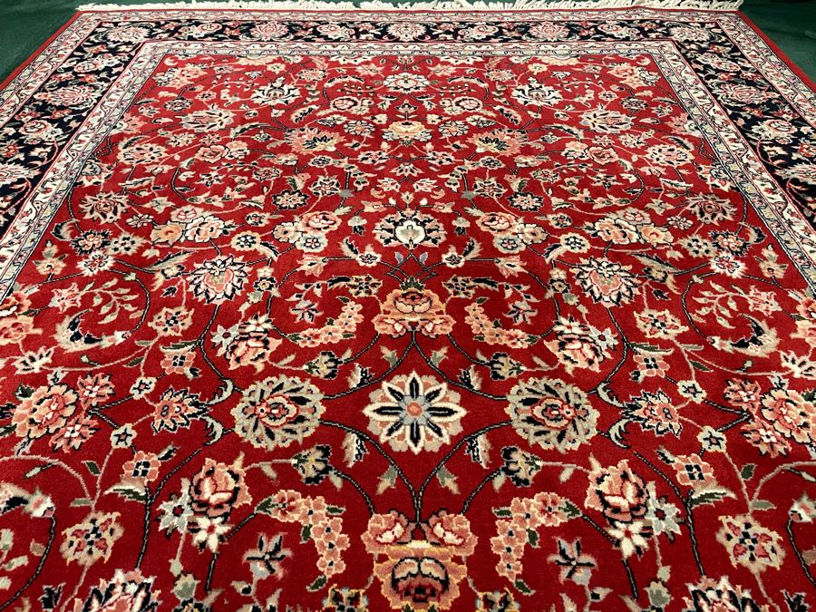Vintage Hand Knotted Wool Persian Area Rug Apx 200 Knots Per Sq In - 68'W X 106'L [Photo 10]