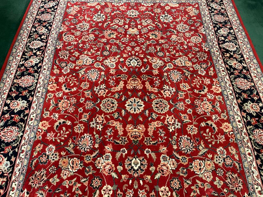 Vintage Hand Knotted Wool Persian Area Rug Apx 200 Knots Per Sq In - 68'W X 106'L [Photo 8]