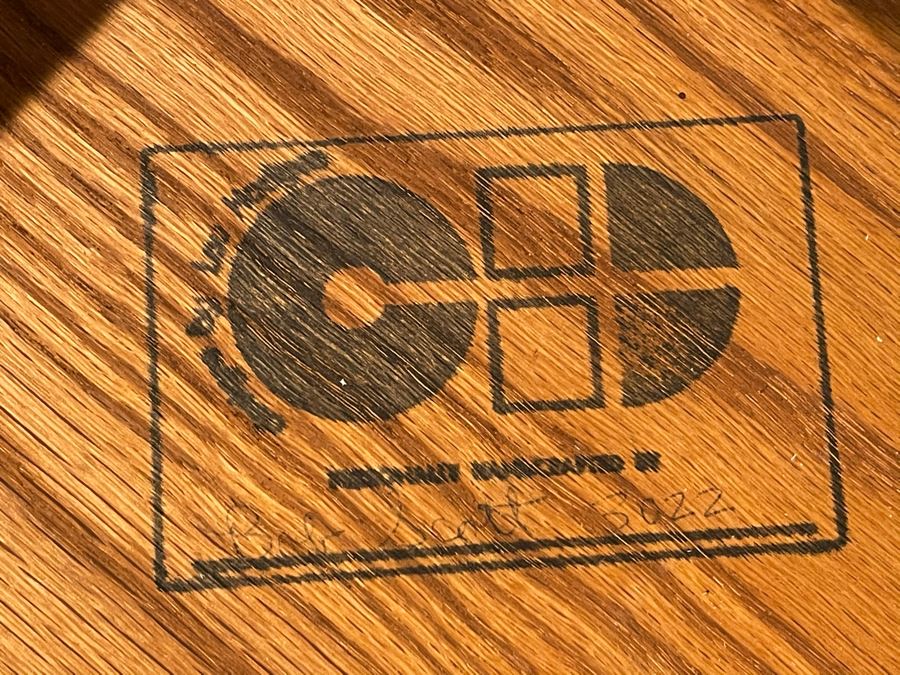 Lou Hodges For California Design Group Stained Oak 2-Piece Bookcase Wall Unit Cabinet 62W X 18D X 77H [Photo 5]