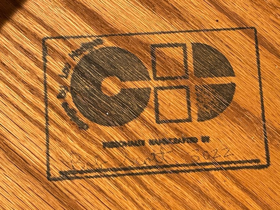 Lou Hodges For California Design Group Stained Oak 2-Piece Bookcase Wall Unit Cabinet 62W X 18D X 77H [Photo 6]