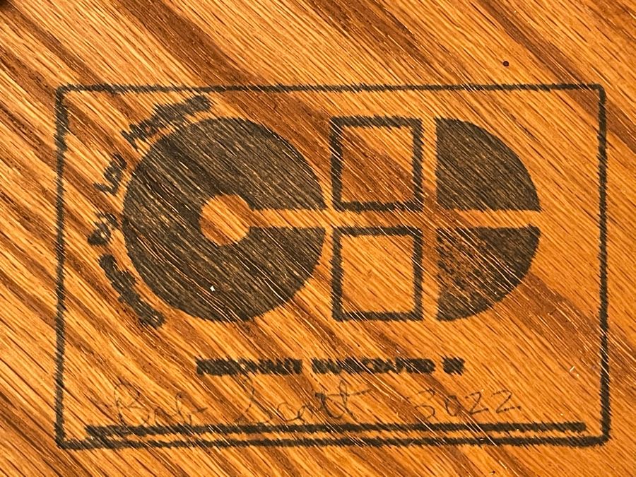 Lou Hodges For California Design Group Stained Oak 2-Piece Bookcase Wall Unit Cabinet 62W X 18D X 77H [Photo 7]