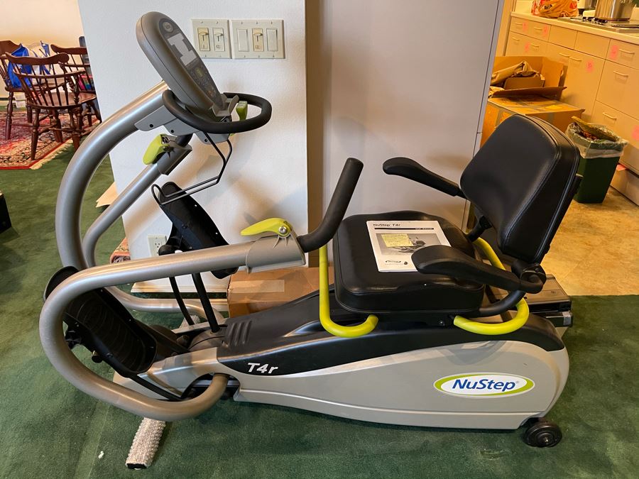 Rarely Used NuStep T4r Recumbent Cross Trainer Bike With Optional Upper Arm Assembly 66W X 28D X 46H Retailed For $3,795