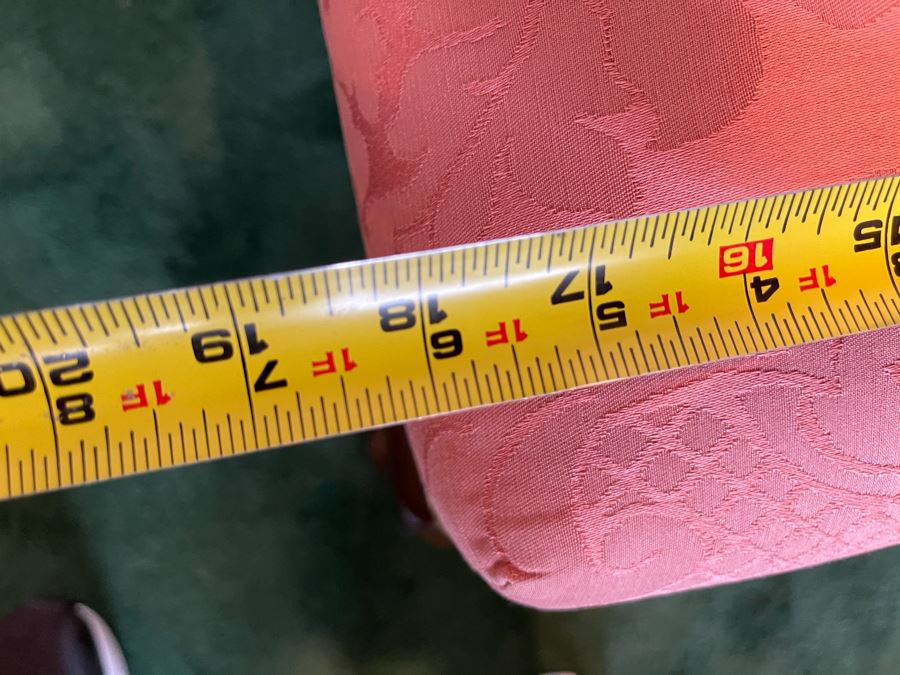 Vintage Queen Anne Upholstered Stool 26W X 18D X 16H [Photo 6]