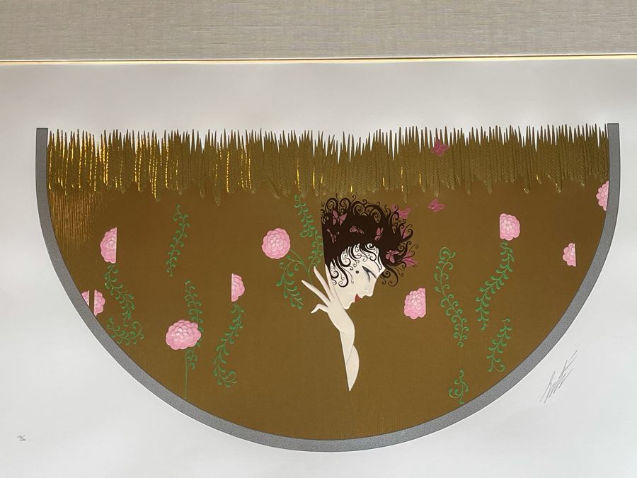 Erte Hand Signed Limited Edition Serigraph Nicely Framed 170 Of 300 (Romain de Tirtoff) 1987 34.5 X 22.5 [Photo 4]