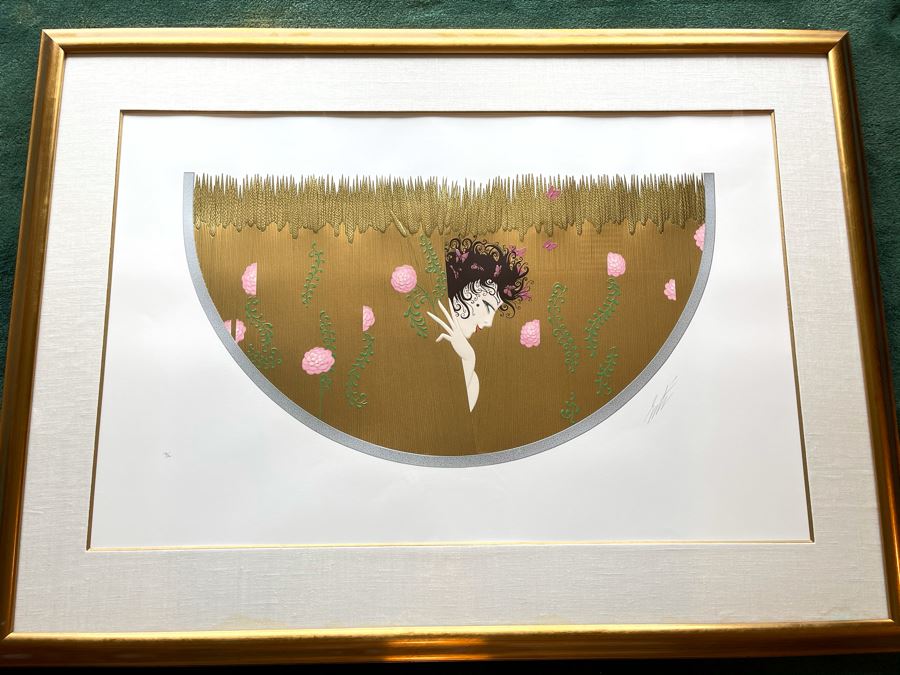 Erte Hand Signed Limited Edition Serigraph Nicely Framed 170 Of 300 (Romain de Tirtoff) 1987 34.5 X 22.5 [Photo 6]