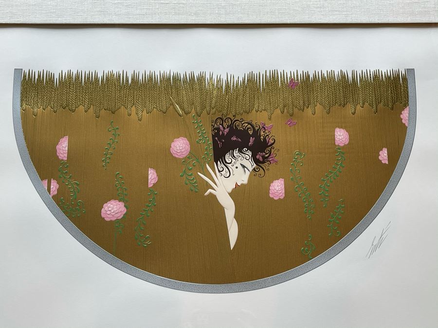 Erte Hand Signed Limited Edition Serigraph Nicely Framed 170 Of 300 (Romain de Tirtoff) 1987 34.5 X 22.5 [Photo 7]