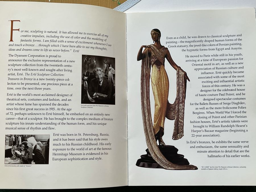 Erte Hand Signed Limited Edition Serigraph Nicely Framed 170 Of 300 (Romain de Tirtoff) 1987 34.5 X 22.5 [Photo 13]