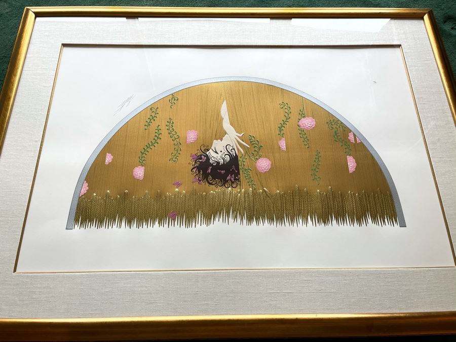 Erte Hand Signed Limited Edition Serigraph Nicely Framed 170 Of 300 (Romain de Tirtoff) 1987 34.5 X 22.5 [Photo 5]