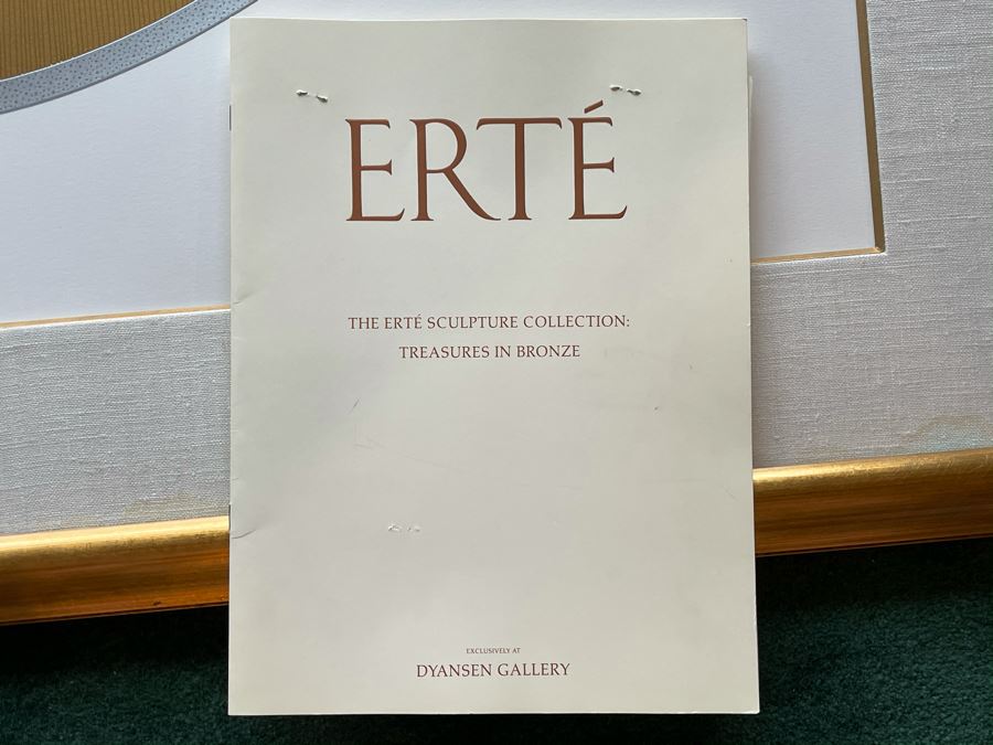 Erte Hand Signed Limited Edition Serigraph Nicely Framed 170 Of 300 (Romain de Tirtoff) 1987 34.5 X 22.5 [Photo 11]