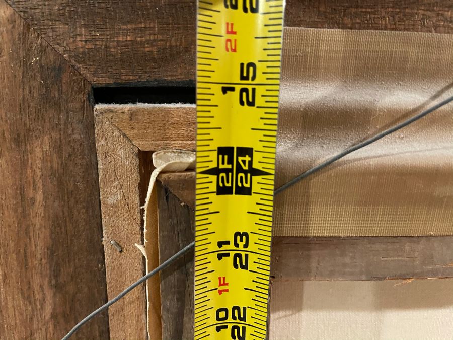 Original Chotai Yonaha (1933-2008) Japanese Painting (Okinawa, Japan) Nicely Framed Vintage 1974 20 X 24 [Photo 12]